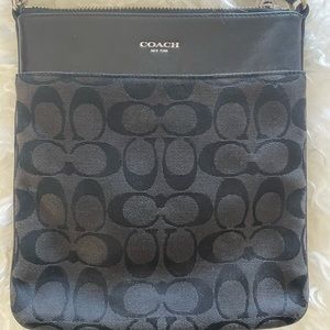 Coach Crossbag in Black 8” (L) x 7.5” (W)